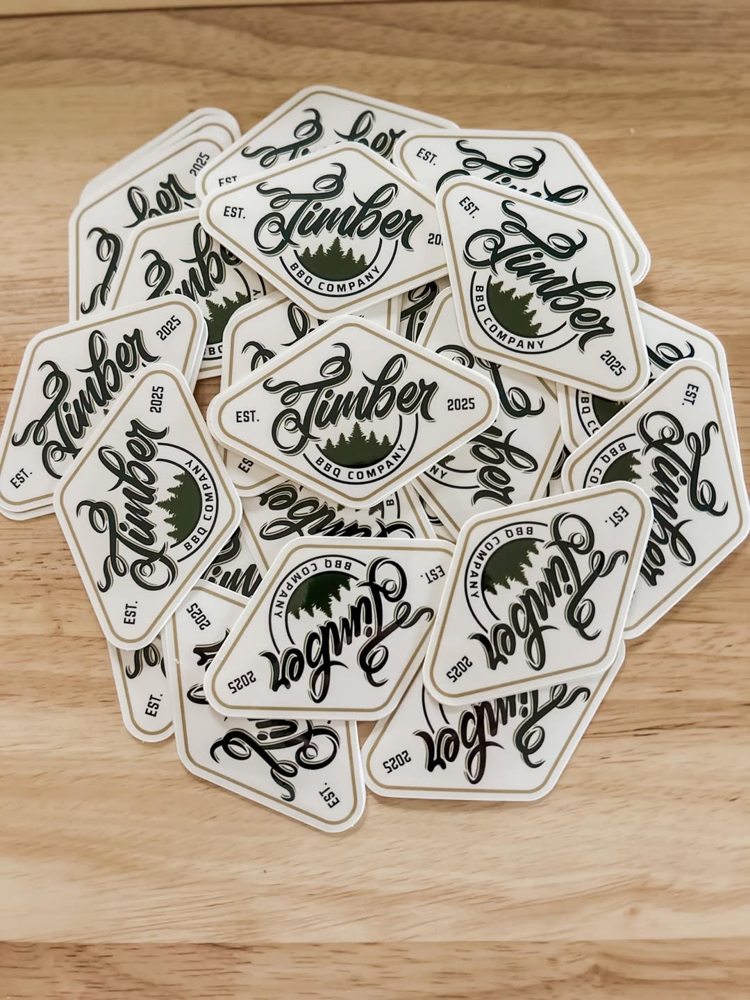 Timber BBQ Co. Sticker