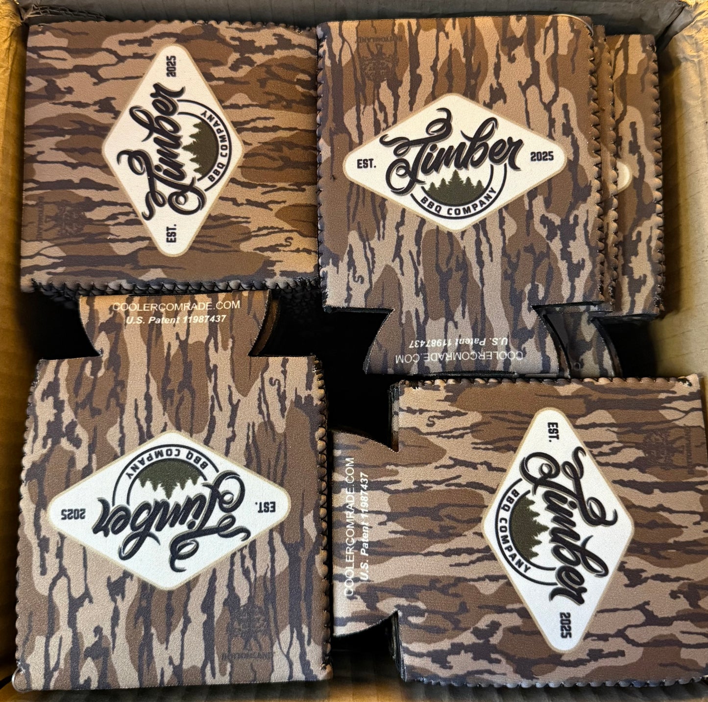 Timber Logo Koozie
